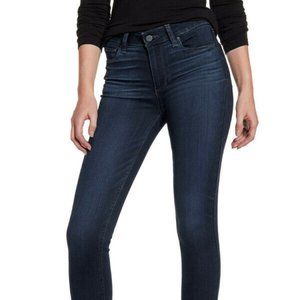 PAIGE Skyline Skinny Blue Dark Wash Jeans 25